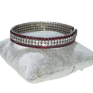 Vintage Classic Crystal Cuff Bracelet